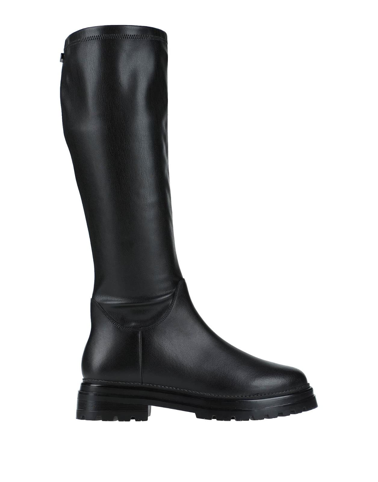 Steve Madden Lucci Womens Faux-leather Boots Black Size 8.5 M - Thumbnail 2