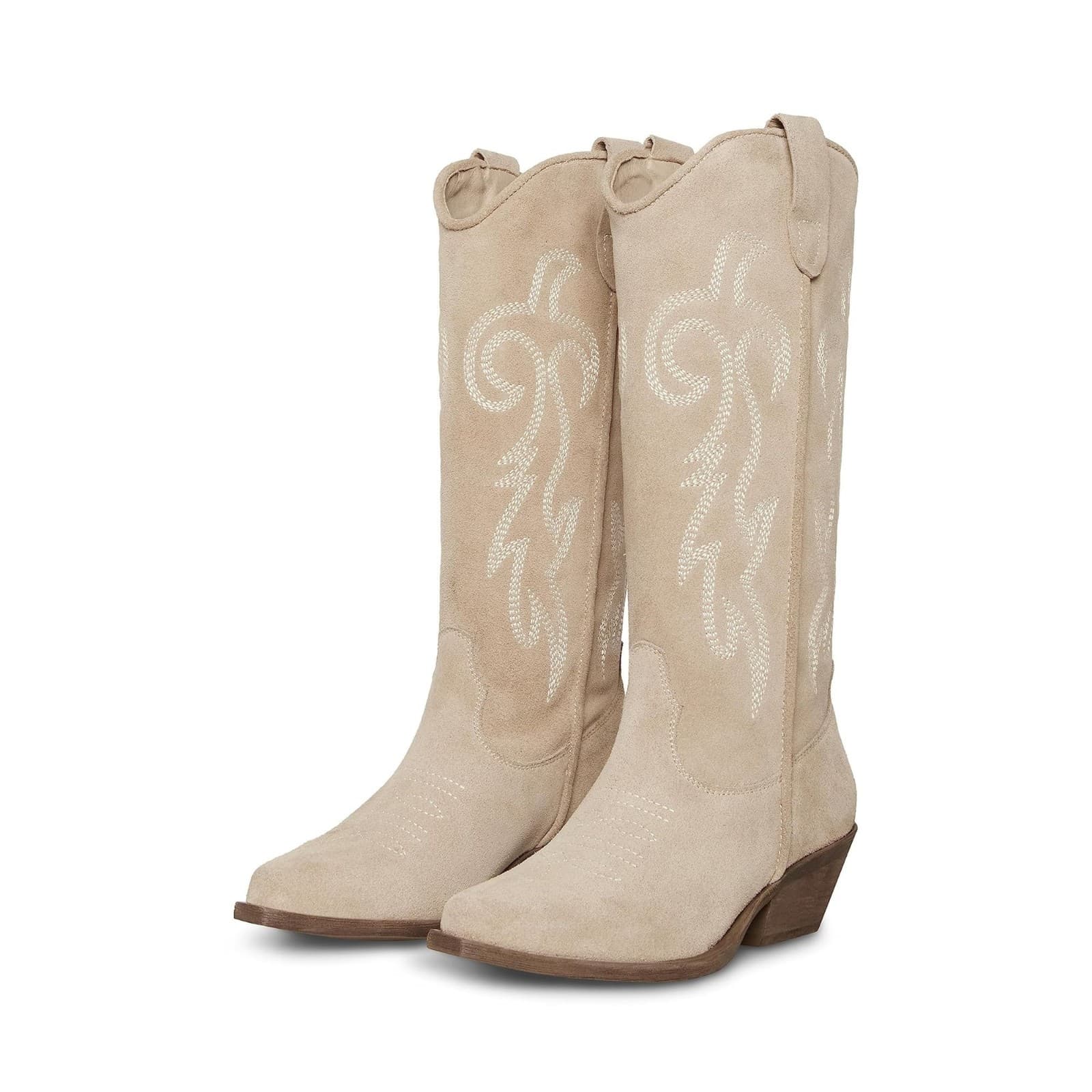 Steve Madden Windie Western Women's Boots Sand Suede Size 6 M - Image 1