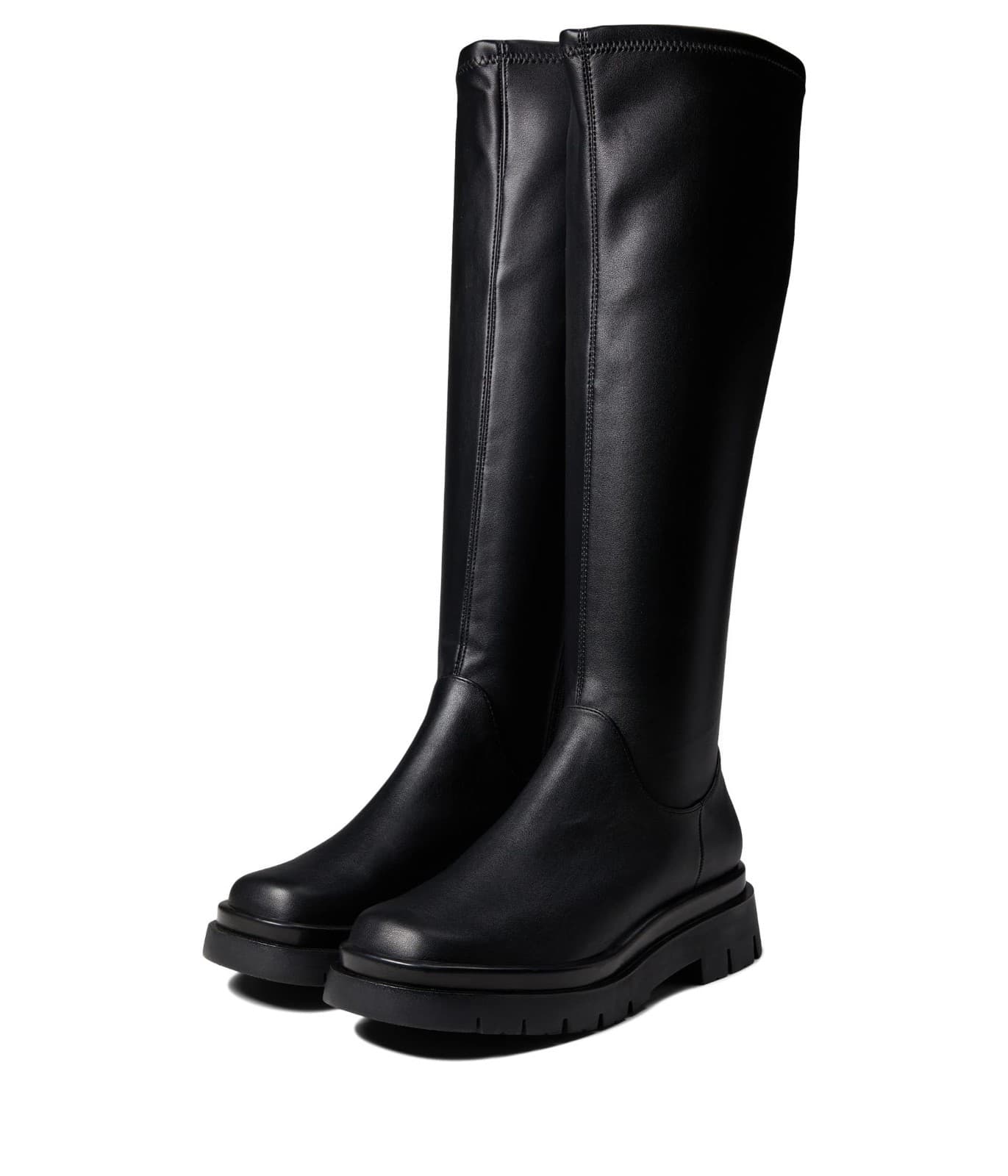 Steve Madden Lucci Womens Faux-leather Boots Black Size 8.5 M - Thumbnail 3