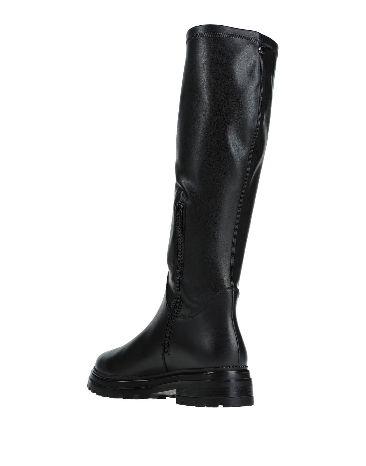 Steve Madden Lucci Womens Faux-leather Boots Black Size 8.5 M - Thumbnail 4