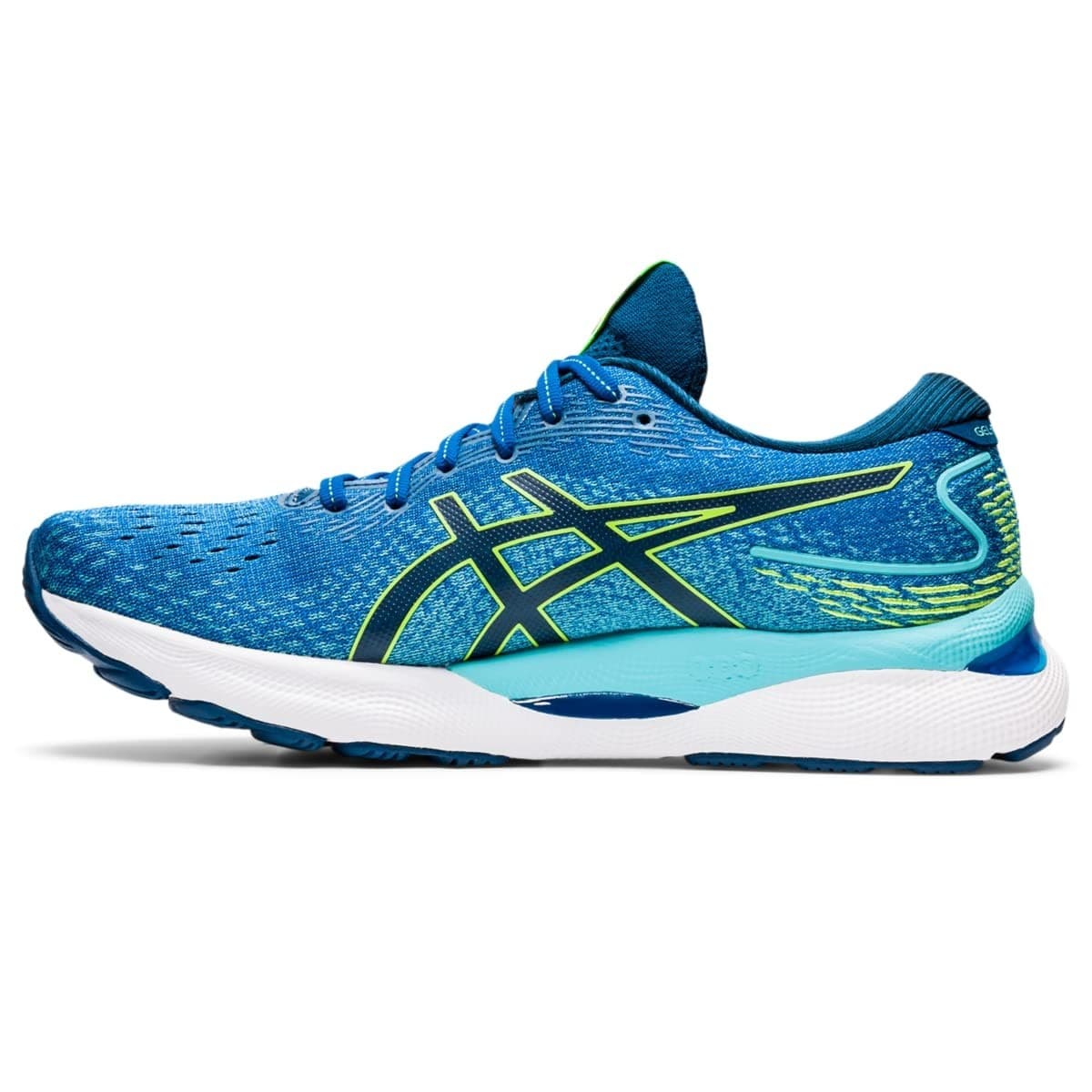 ASICS GEL-Nimbus 24 Men's Running Shoes Lake Drive/Hazard Green Size 12 US - Thumbnail 4