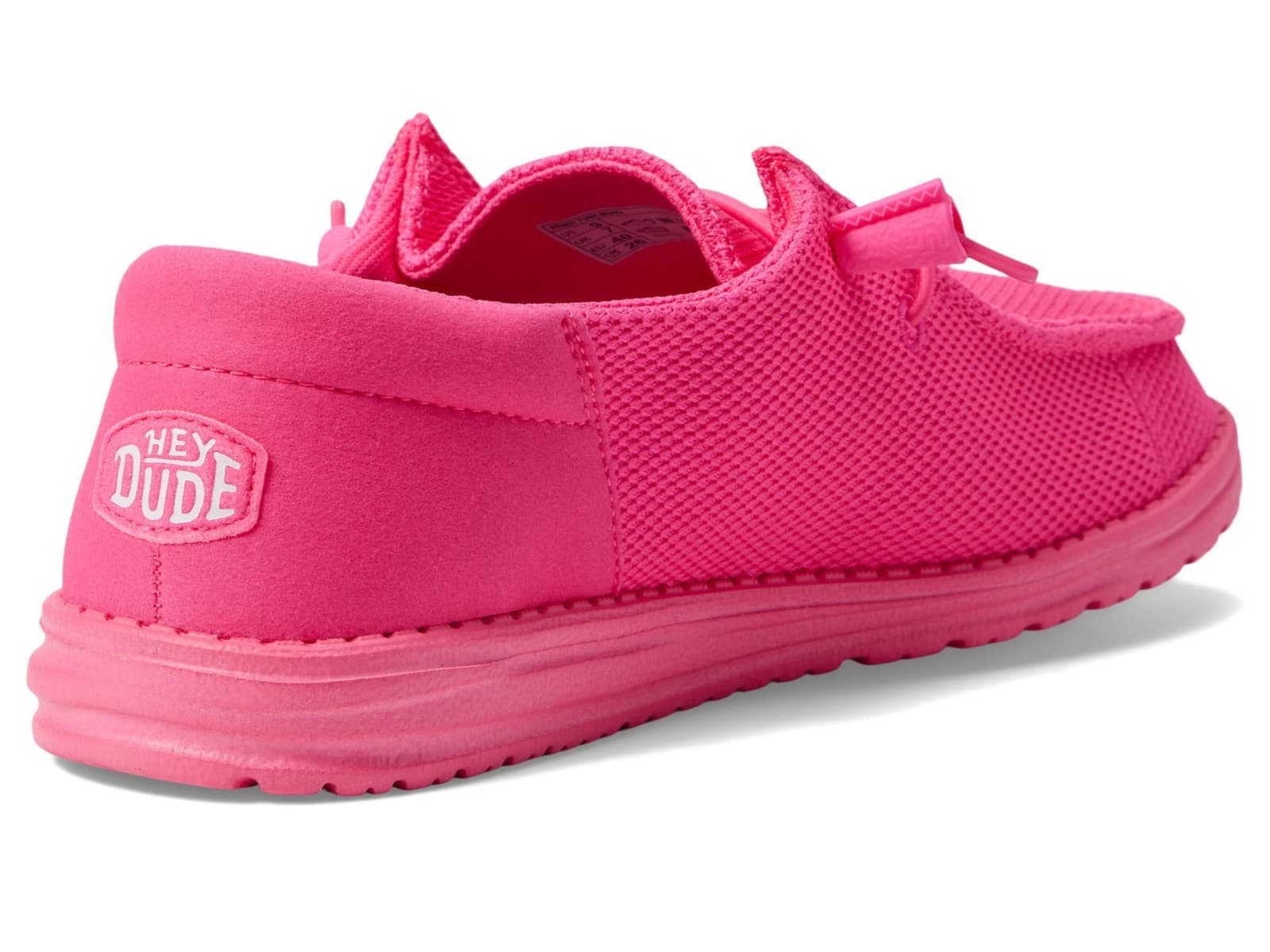 HEYDUDE Wendy Funk Mono Slip on Shoes Electric Pink Men 11 / Women 12 - Thumbnail 5