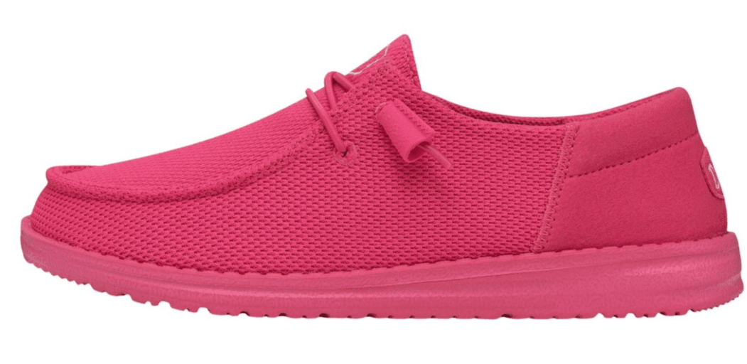 HEYDUDE Wendy Funk Mono Slip on Shoes Electric Pink Men 11 / Women 12 - Thumbnail 3