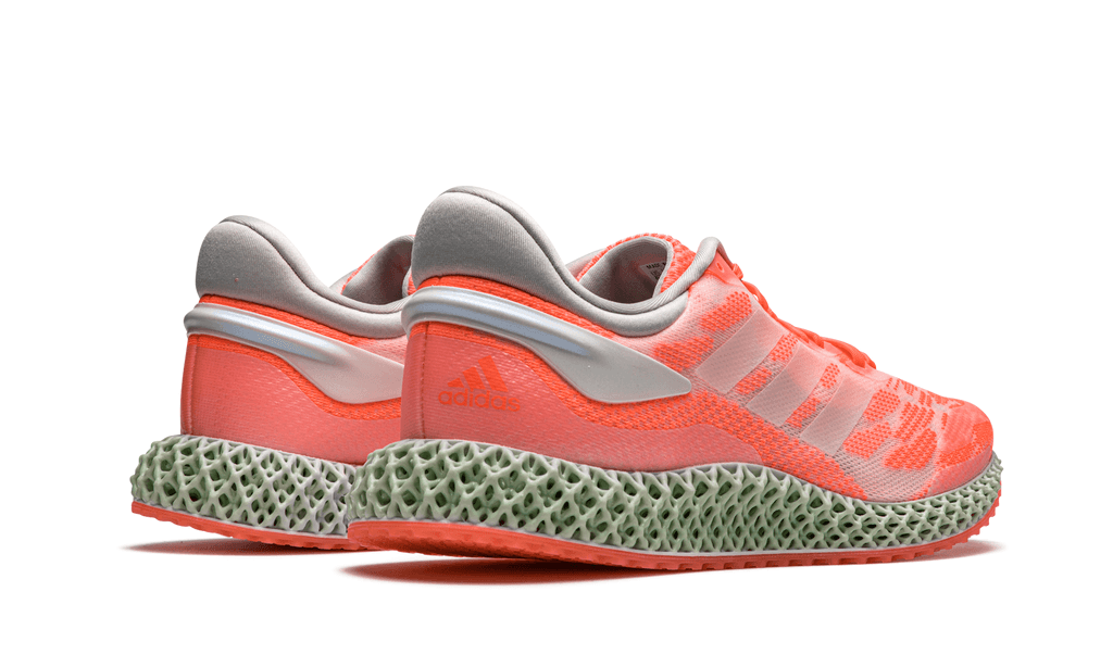 ADIDAS 4D RUN 1.0 FW6838 MEN'S RUNNING SHOE SIZE 12 Cloud White / Coral - Thumbnail 6