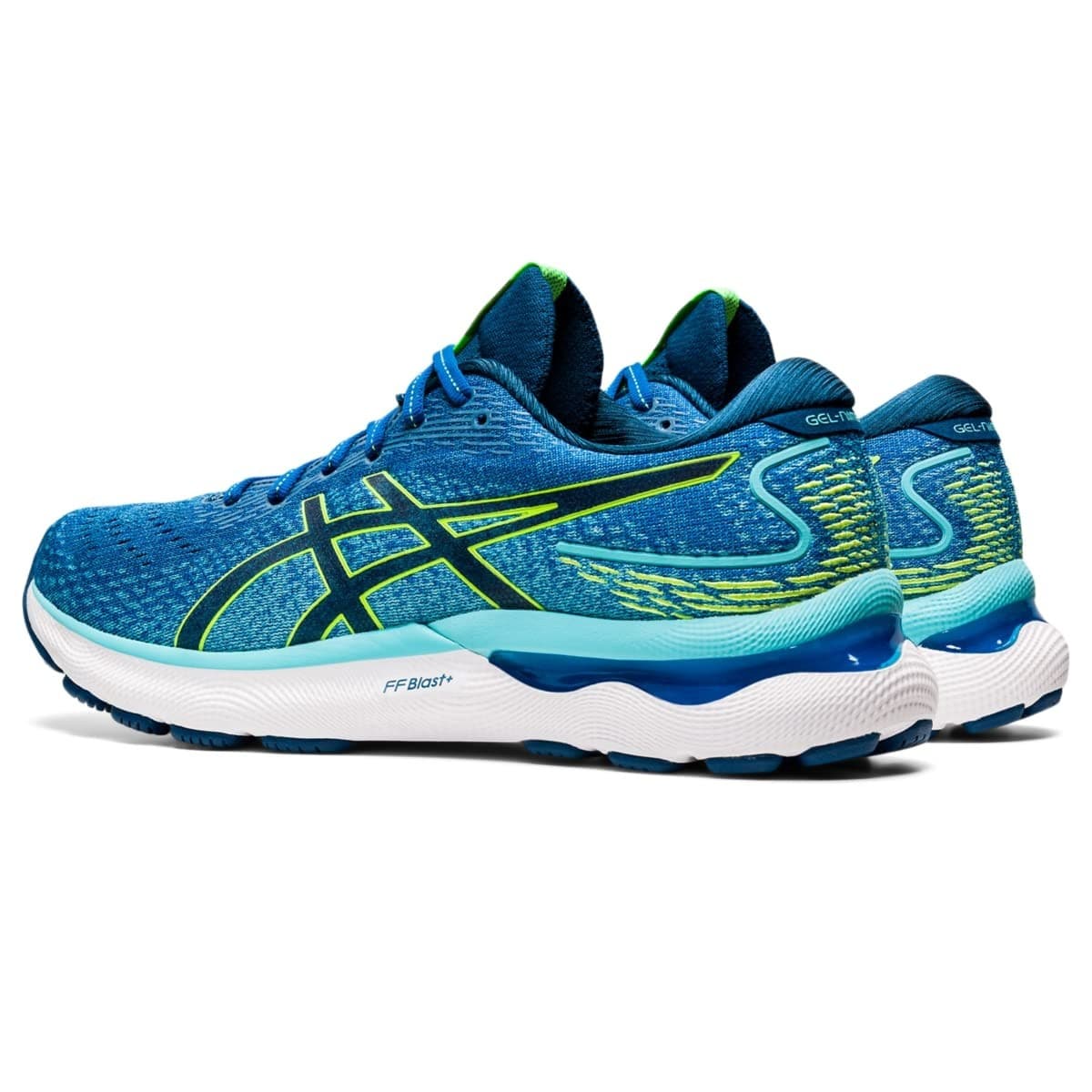 ASICS GEL-Nimbus 24 Men's Running Shoes Lake Drive/Hazard Green Size 12 US - Thumbnail 5