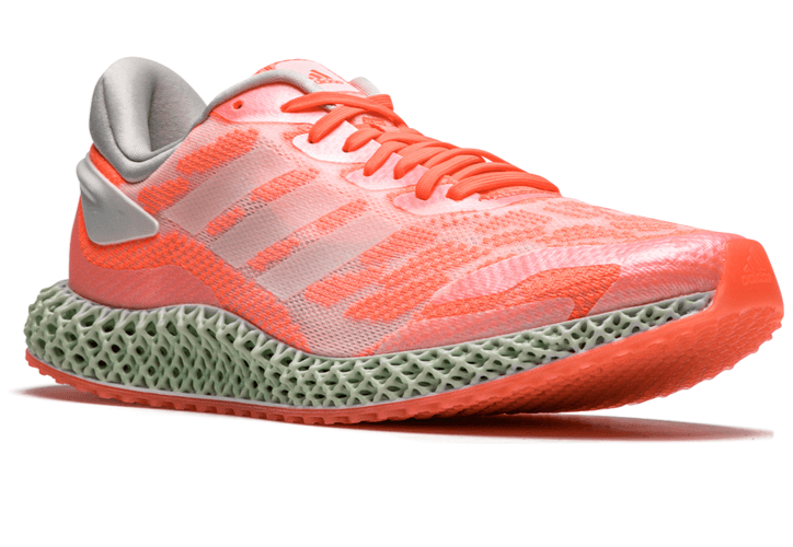 ADIDAS 4D RUN 1.0 FW6838 MEN'S RUNNING SHOE SIZE 12 Cloud White / Coral - Thumbnail 3