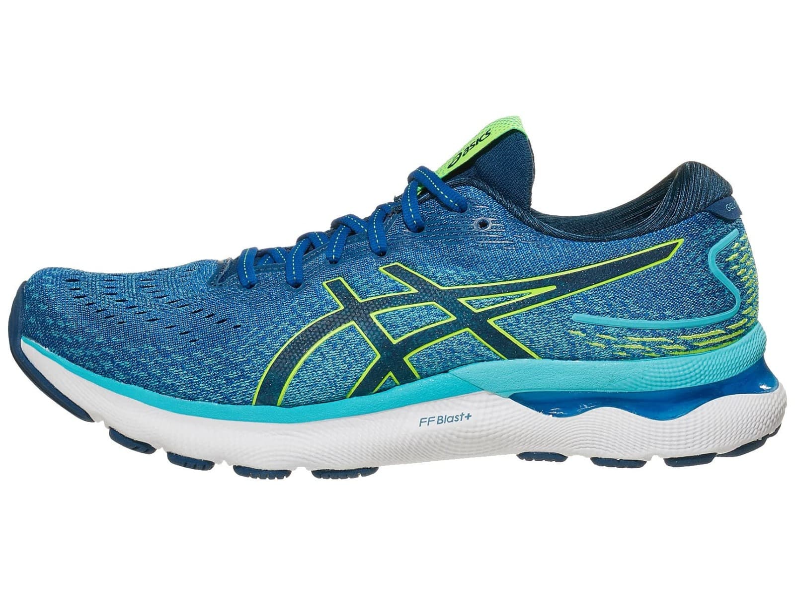 ASICS GEL-Nimbus 24 Men's Running Shoes Lake Drive/Hazard Green Size 12 US - Thumbnail 3