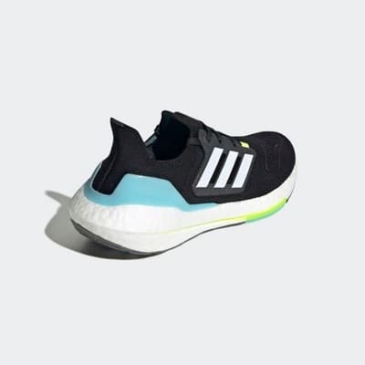 Adidas UltraBoost 22 W Black White Light blue- Womens Running Shoes GX6658 - Thumbnail 4