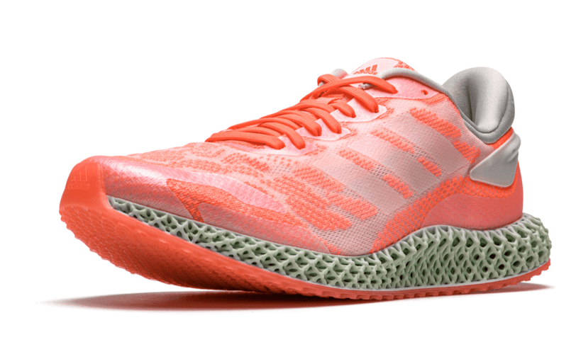 ADIDAS 4D RUN 1.0 FW6838 MEN'S RUNNING SHOE SIZE 12 Cloud White / Coral - Thumbnail 5