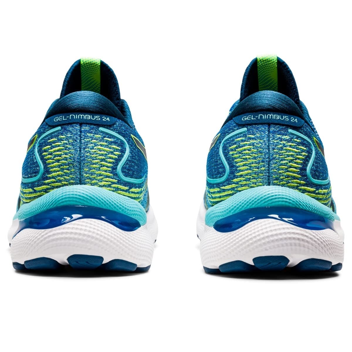 ASICS GEL-Nimbus 24 Men's Running Shoes Lake Drive/Hazard Green Size 12 US - Thumbnail 6