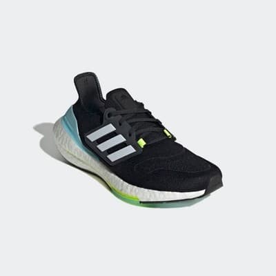 Adidas UltraBoost 22 W Black White Light blue- Womens Running Shoes GX6658 - Thumbnail 3