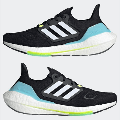 Adidas UltraBoost 22 W Black White Light blue- Womens Running Shoes GX6658 - Image 1