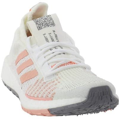 Adidas Women's Pulseboost HD Running Shoes, FU7341, White/Pink, Size 11.5 - Thumbnail 3