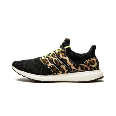 Adidas UltraBoost DNA Unisex Running Shoes Animal Pack Leopard Black White 10.5M - Thumbnail 5