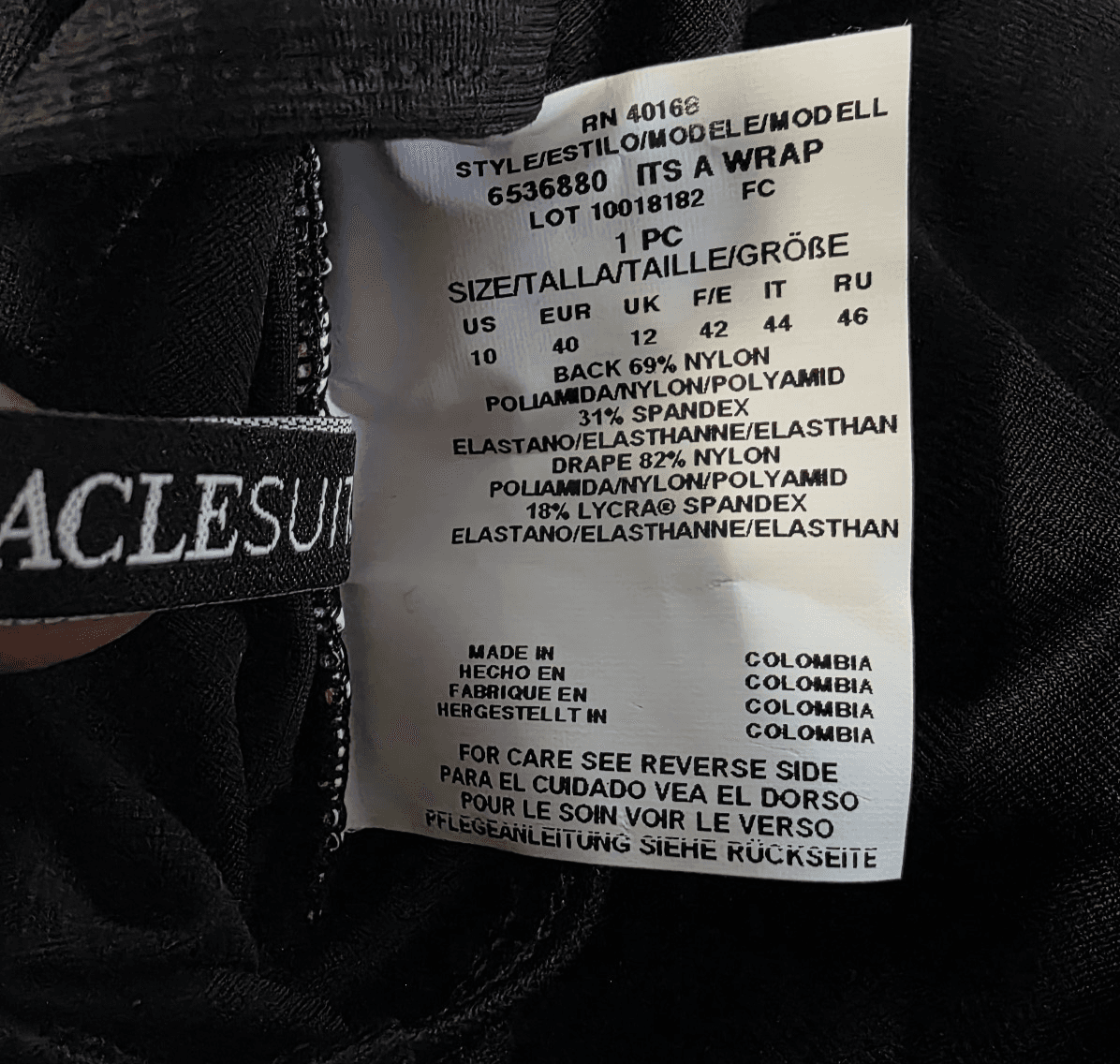 Miraclesuit Nefertiti Sanibel One Piece Underwire Swimsuit size 10 - Thumbnail 6