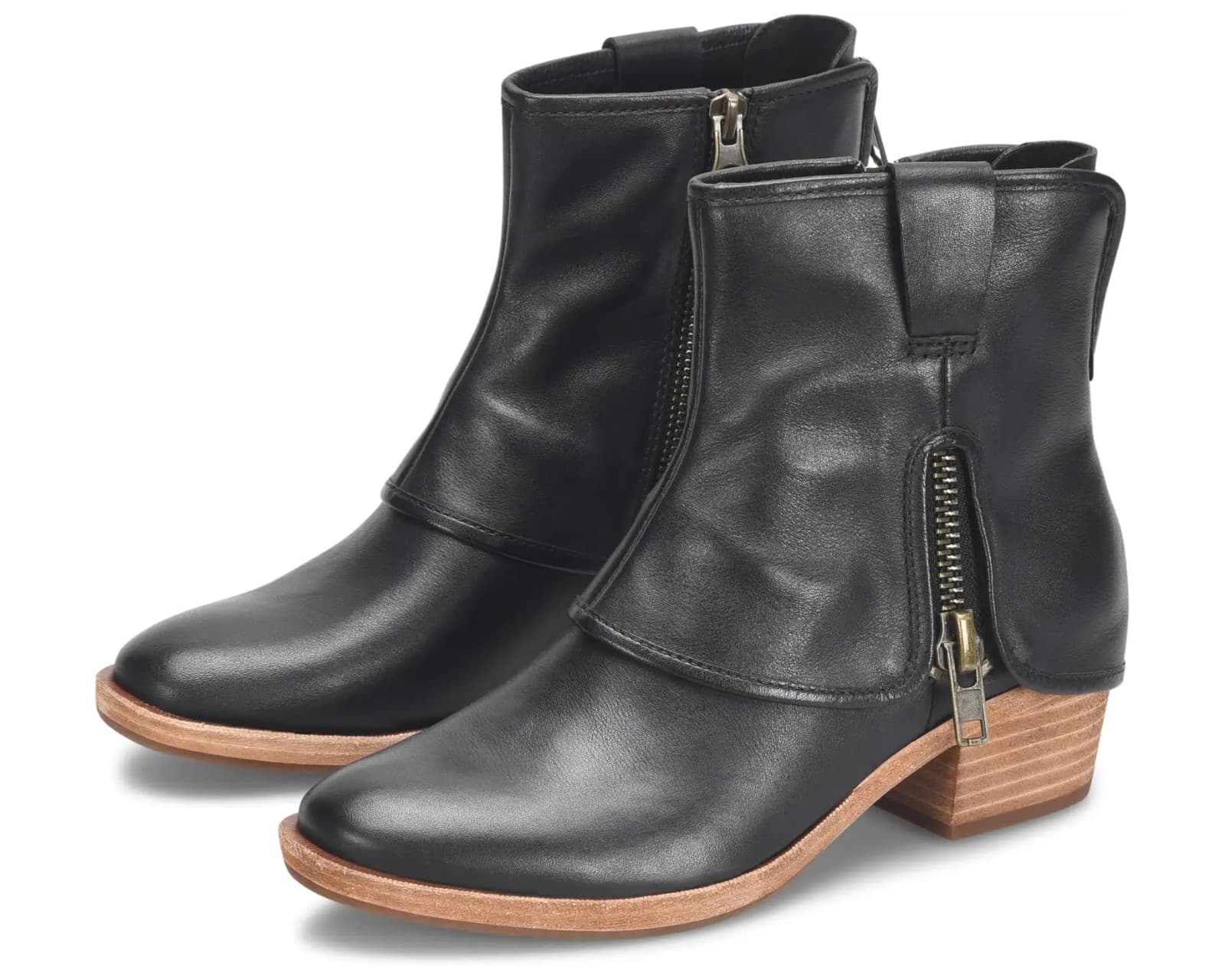 Kork-Ease Kalista Womens Boots Booties Black Leather Size 9 KE0019403 NEW - Image 1