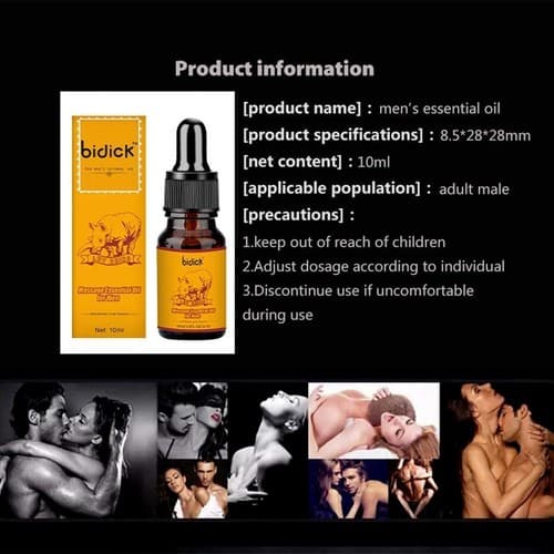 4 Pack Penis Male Enlargement Oil Grow Bigger Thicker Size - Thumbnail 10