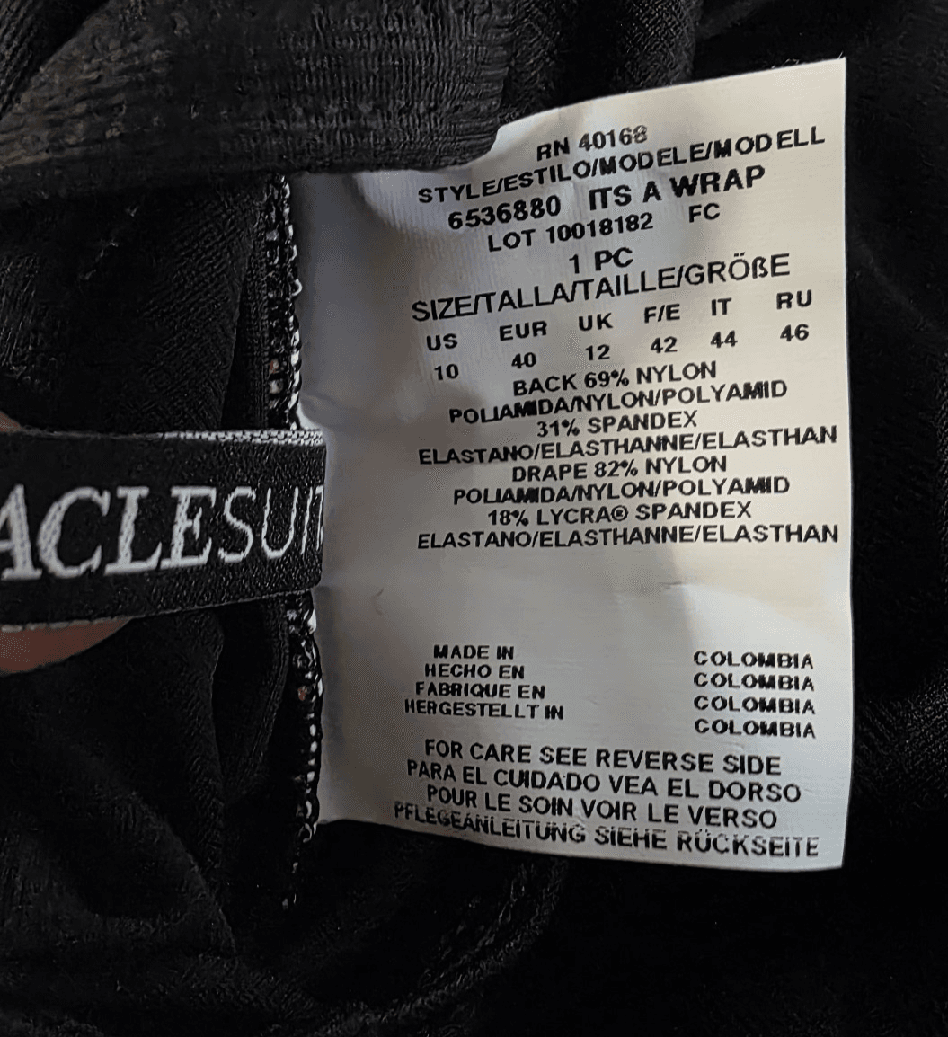 Miraclesuit Nefertiti Sanibel One Piece Underwire Swimsuit size 10 - Thumbnail 5
