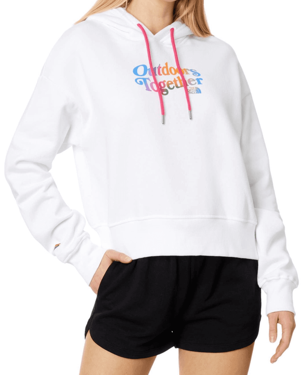 THE NORTH FACE Pride Hoodie Tnf White/Ombre Graphic Large - Image 1