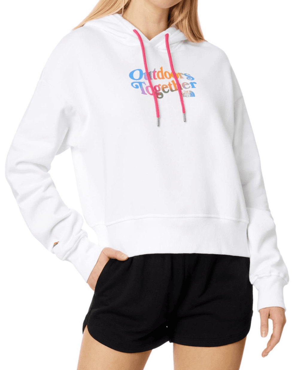 THE NORTH FACE Pride Hoodie Tnf White/Ombre Graphic Large - Thumbnail 2