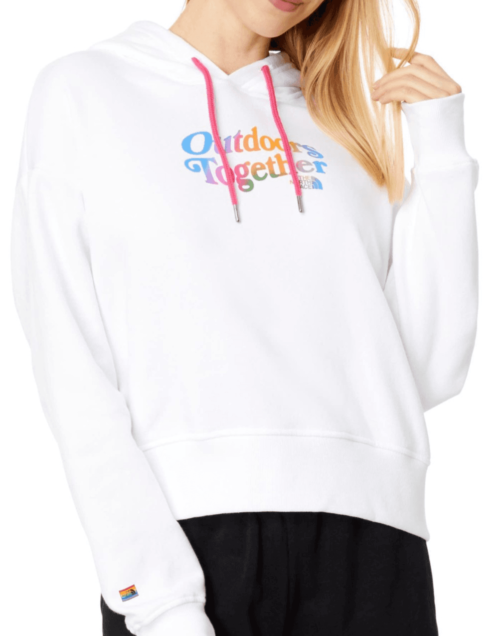 THE NORTH FACE Pride Hoodie Tnf White/Ombre Graphic Large - Thumbnail 3