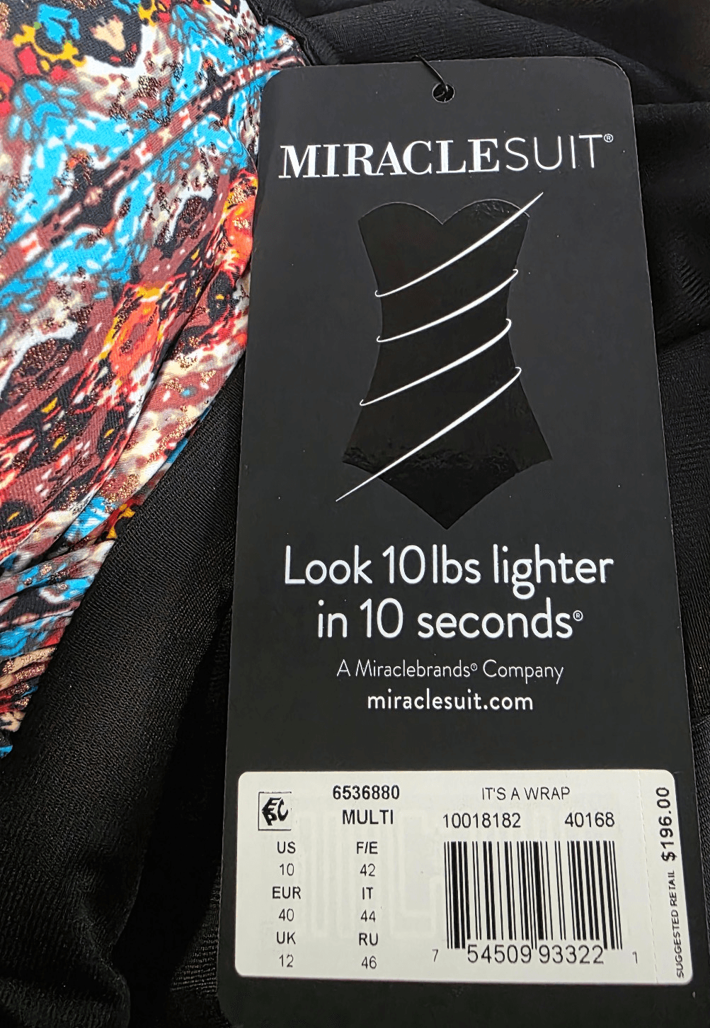 Miraclesuit Nefertiti Sanibel One Piece Underwire Swimsuit size 10 - Thumbnail 8