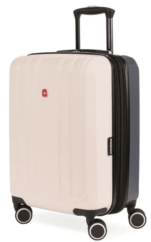SwissGear 8028 Duet Carry On 19 Expandable Luggage Spinner Wheel Pink/Dark Grey - Image 1