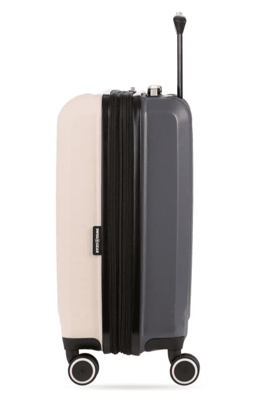 SwissGear 8028 Duet Carry On 19 Expandable Luggage Spinner Wheel Pink/Dark Grey - Thumbnail 8