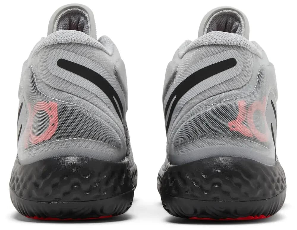 Nike Men's KD Trey 5 VIII Basketball Shoes, Light Grey/Laser Crimson/Black 10M - Thumbnail 7