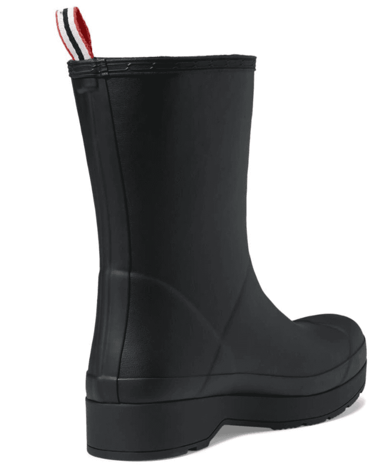 HUNTER M PLAY Short Sherpa MID BOOT Rain Men's Boots Black Size 8 M - Thumbnail 3