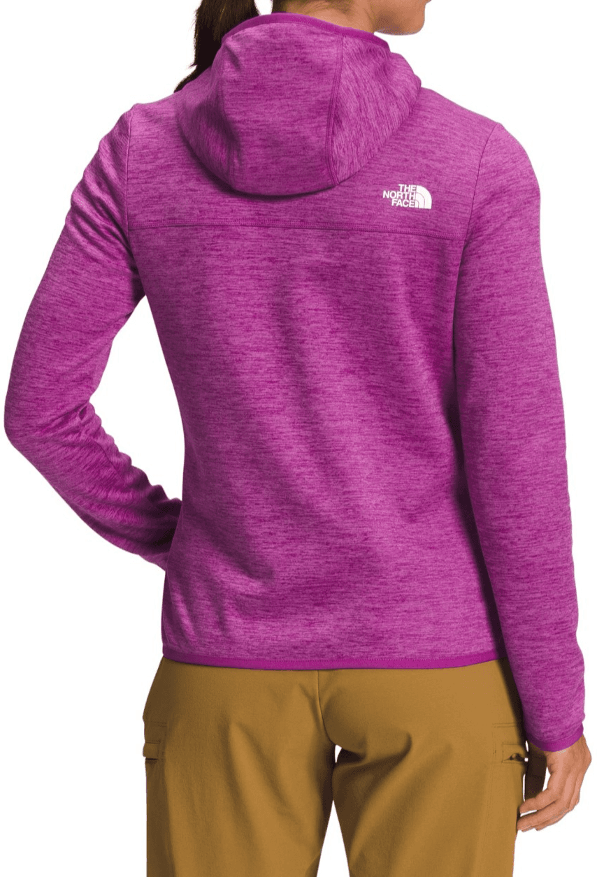The North Face Women's Canyonlands Full Zip Fleece Hoodie Sweatshirt Purple - XS - Thumbnail 3