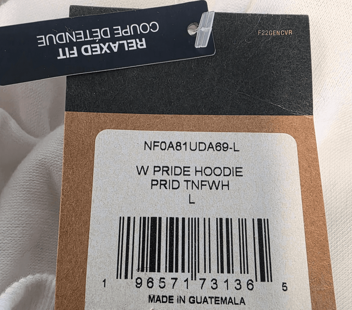 THE NORTH FACE Pride Hoodie Tnf White/Ombre Graphic Large - Thumbnail 5