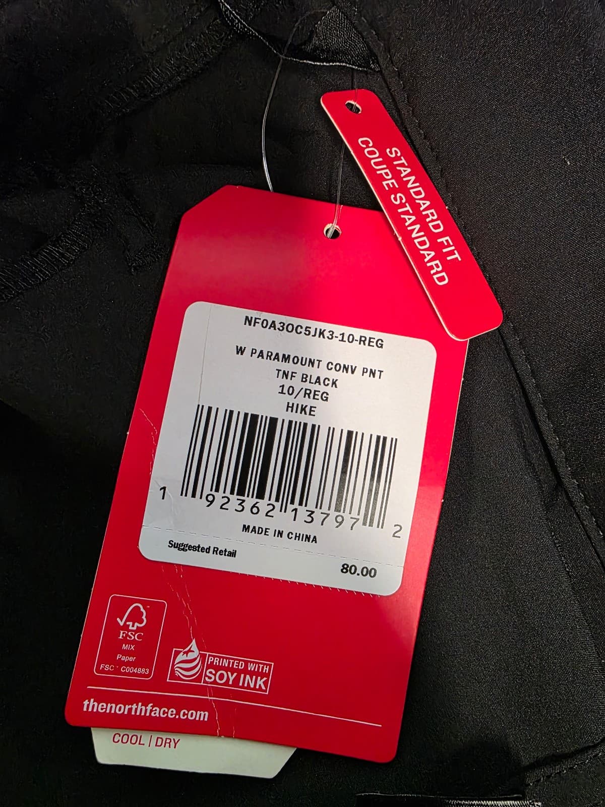 THE NORTH FACE Women's Paramount Convertible Pant, TNF Black, 10 Regular - Thumbnail 3