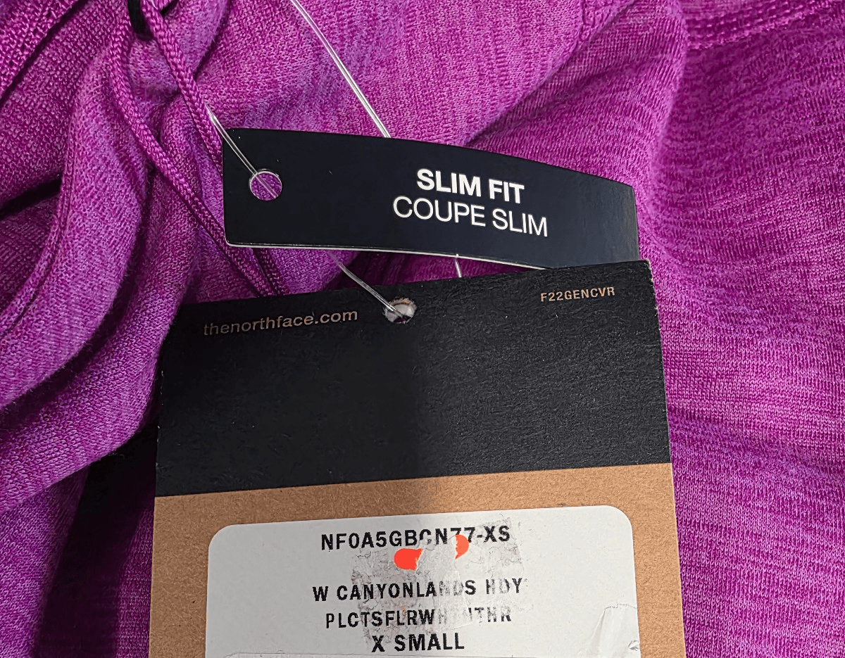 The North Face Women's Canyonlands Full Zip Fleece Hoodie Sweatshirt Purple - XS - Thumbnail 4