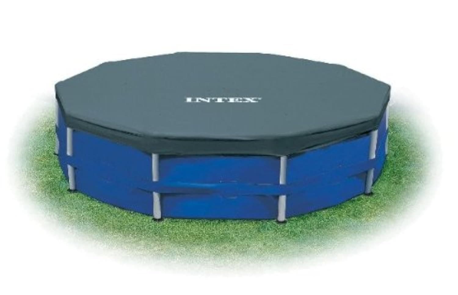 Intex 15' Round Pool Cover for Metal Frame Above Ground Swimming Pools - 28032E - Thumbnail 3
