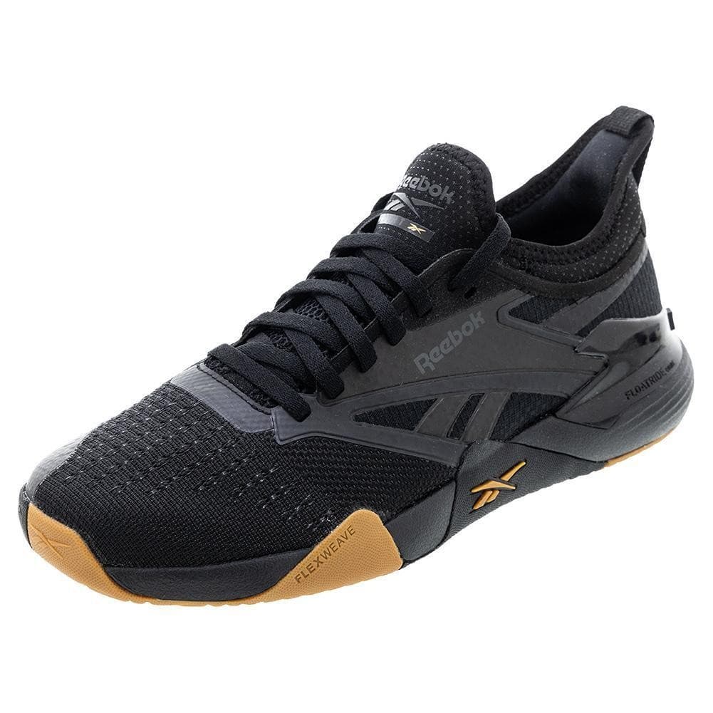 Reebok Nano Court Color Black Grey 6 Heritage Gold 100205029 Sneaker Men Us 11.5 - Thumbnail 4