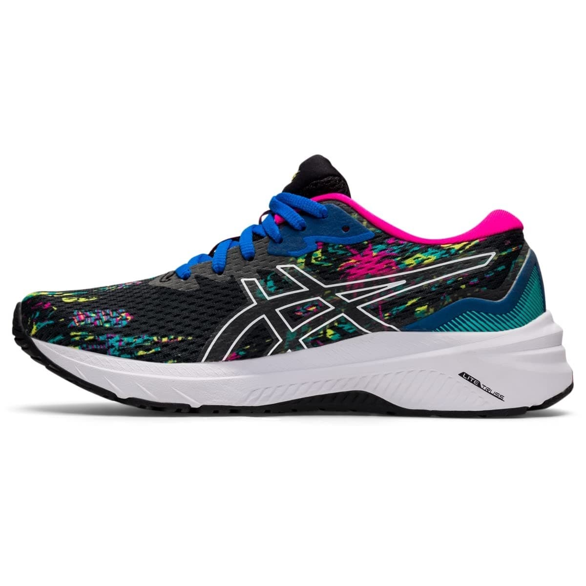 ASICS Women's GT-1000 11 Running Shoes, 9.5 M, Black/Pink Glo - Thumbnail 3