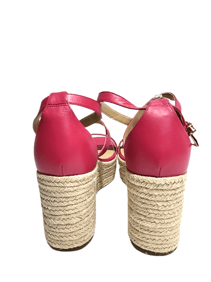 Michael Kors Serena Wedge Espadrille Sandals Rubin Red Size: 8.5 M - Thumbnail 4