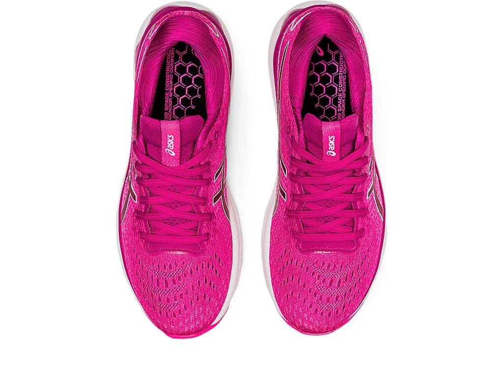 ASICS Woman Gel-Nimbus 24 Running Shoes Fuchsia RED/White size 8.5 M - Thumbnail 6