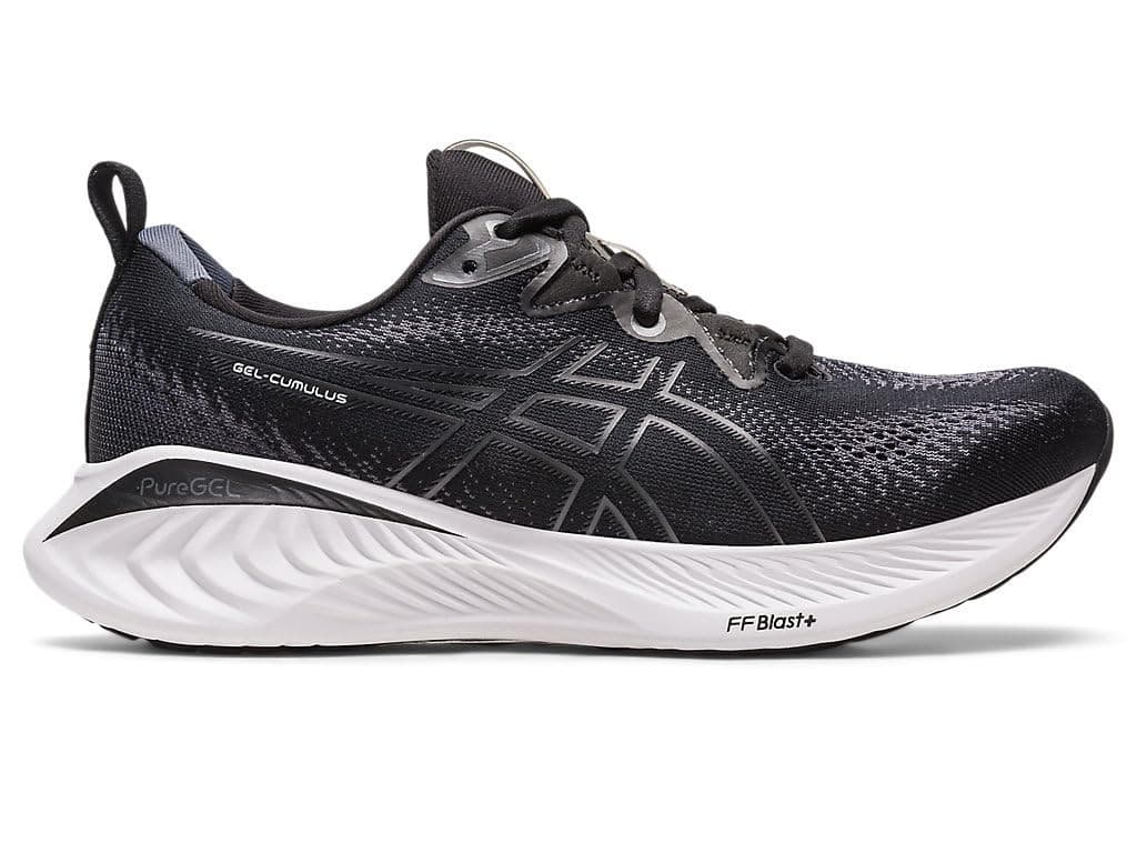 ASICS Women's Gel-Cumulus 25 Running Shoes, Black/White Size 10.5 WIDE - Thumbnail 2