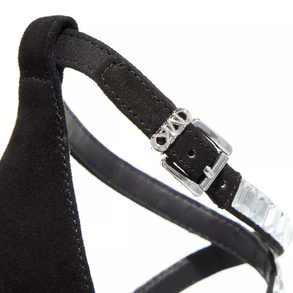 Michael Kors Celia Crystal Embellished Heeled Sandals Black Size 8 Prom - Thumbnail 2