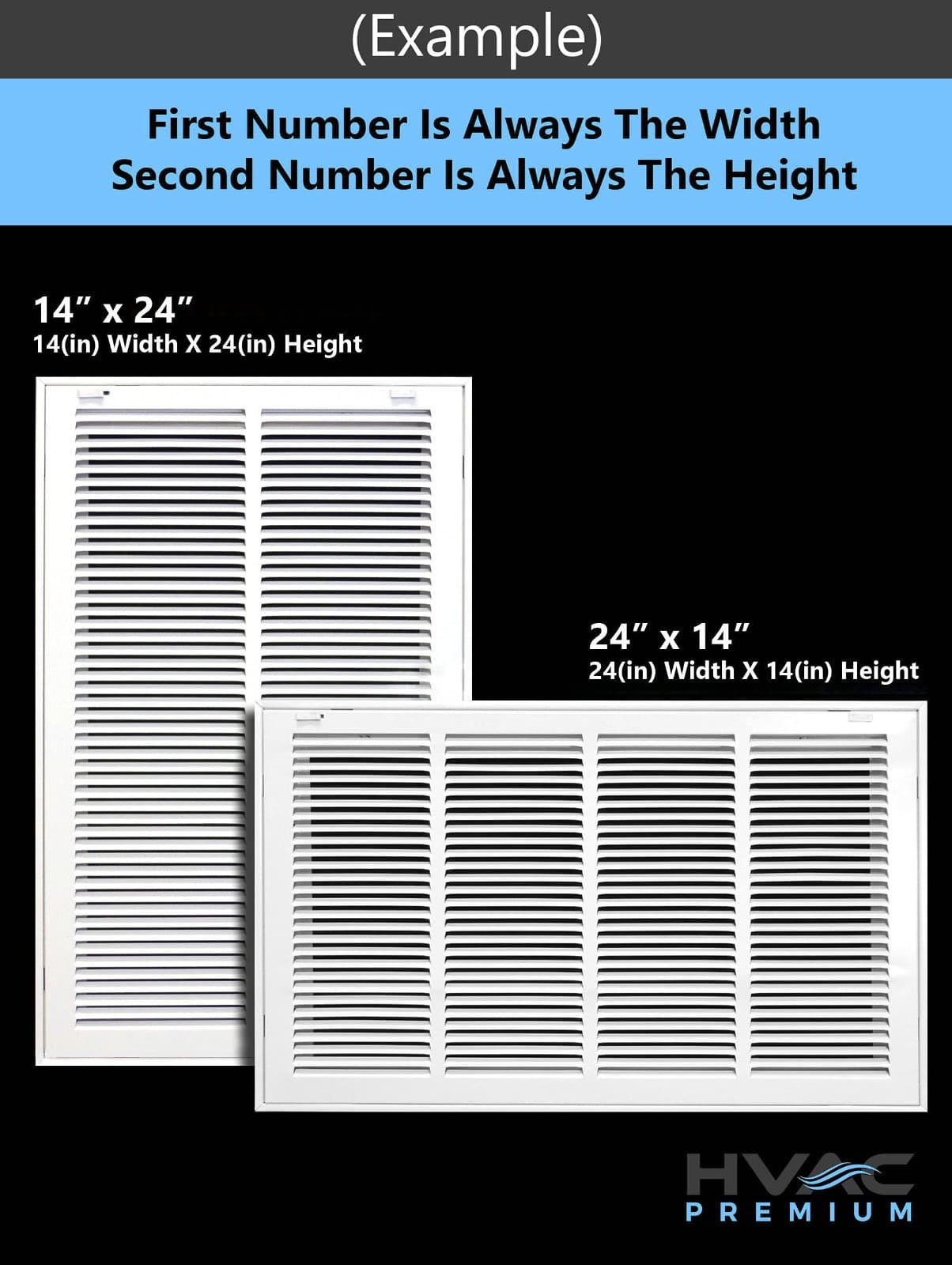 14" X 24" Steel Return Air Filter Grille for 1" Filter - Removable Face/Door - - - Thumbnail 2