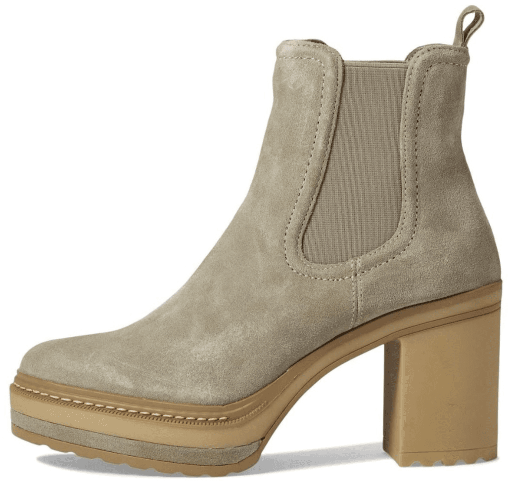 Steve Madden Lexa Khaki Suede Women's Bootie Size 8.5 M - Thumbnail 2