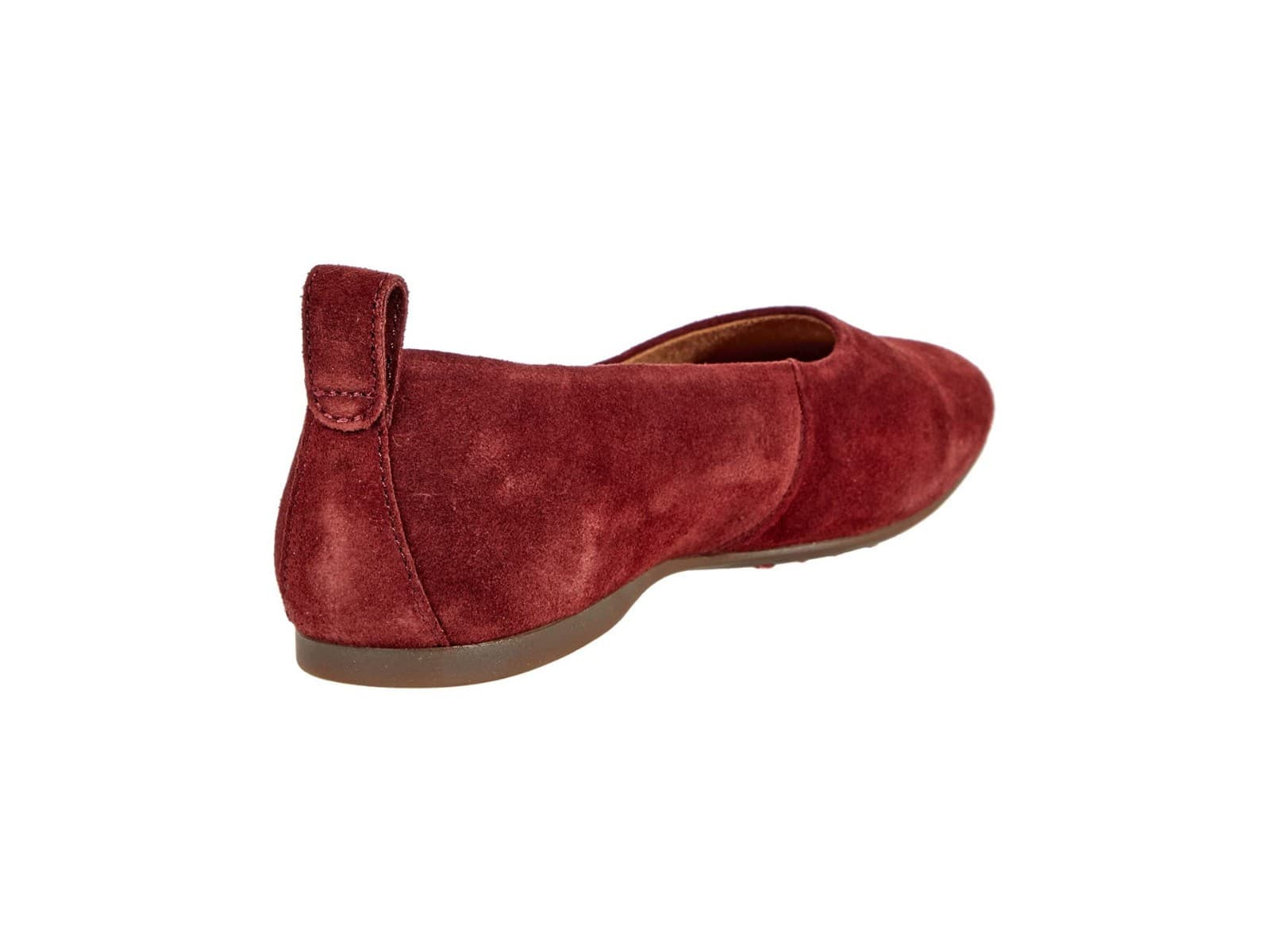 BORN Beca Women's Dark Red Suede Flats Size 9 M - Thumbnail 4