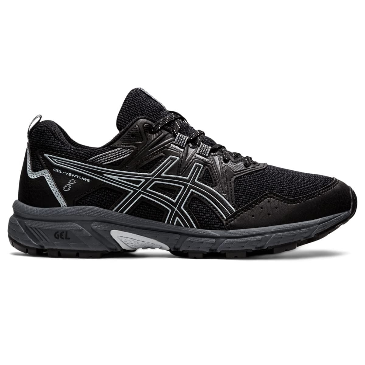 ASICS Gel-Venture 8 Women's Running Shoes, Black/Piedmont Grey Size 7.5 B - Thumbnail 2