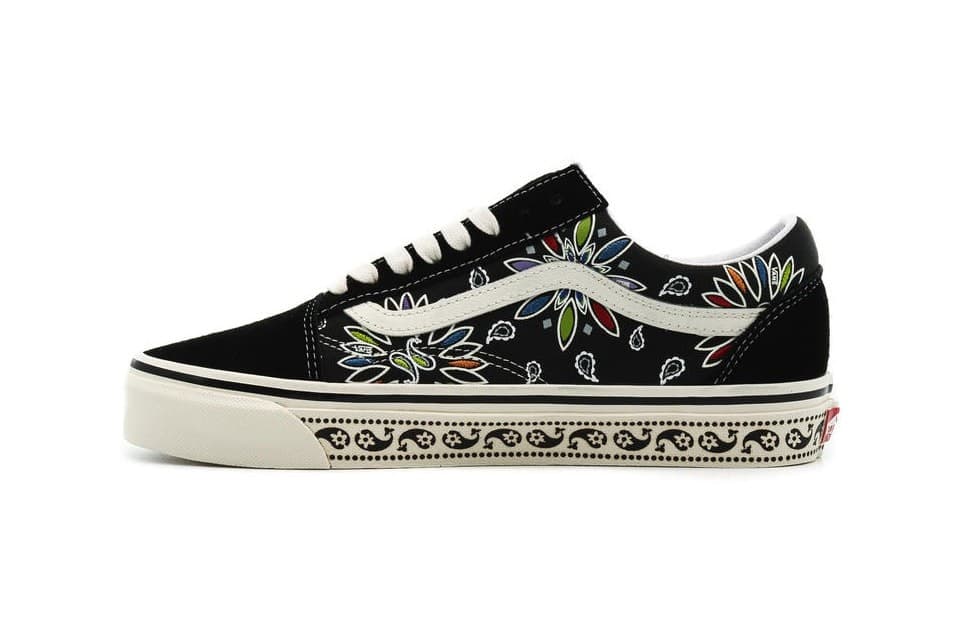Vans Old Skool 36 DX Anaheim Factory Vans Paisley/Black Men's Size 9.5 Women 11 - Thumbnail 4