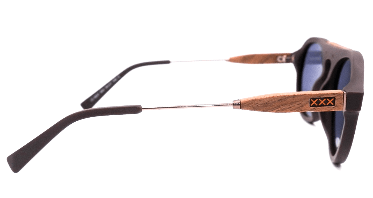 Ermenegildo Zegna ZC0027-50V SUNGLASSES Dark Brown 55MM 17-140 Authentic Italy - Thumbnail 4