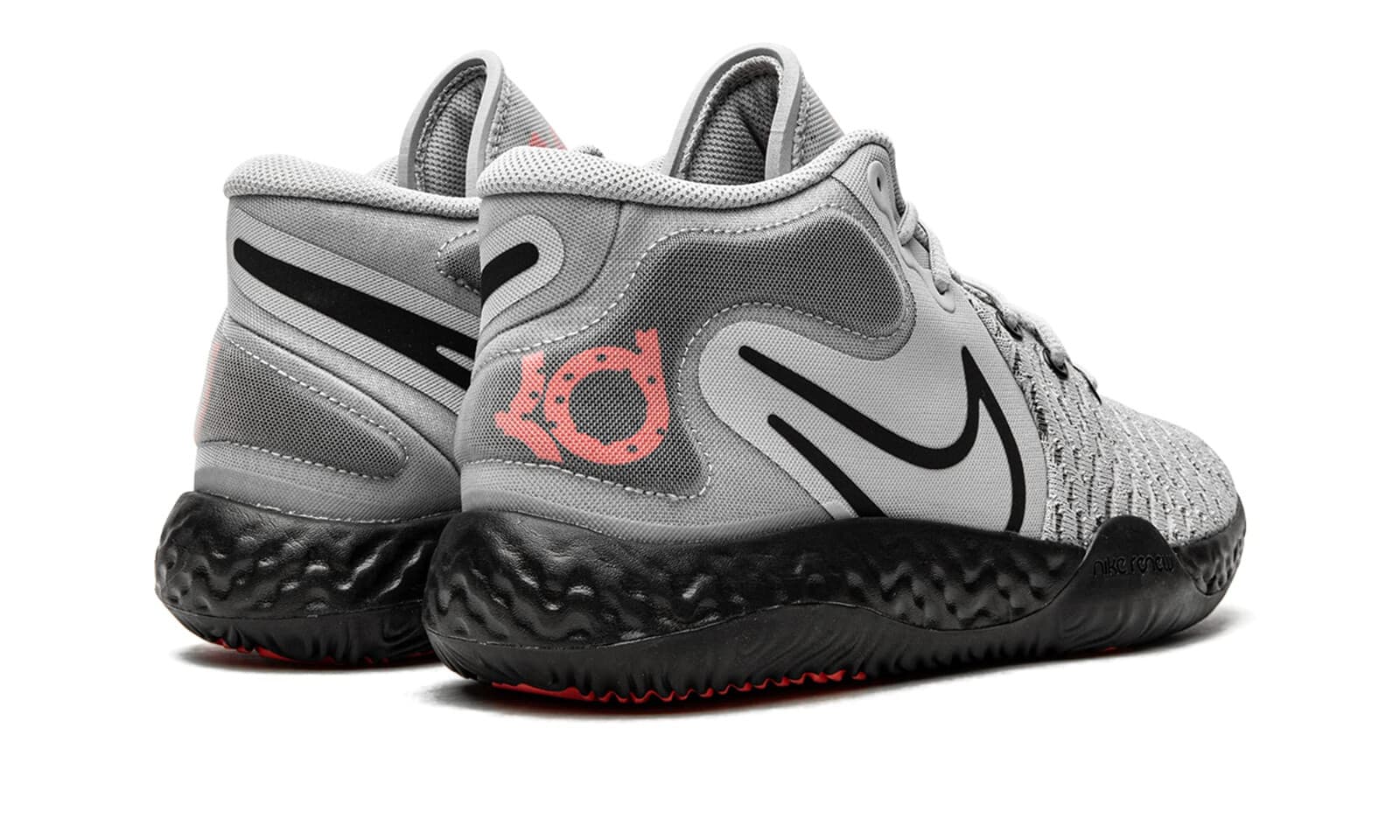 Nike Men's KD Trey 5 VIII Basketball Shoes, Light Grey/Laser Crimson/Black 10 M - Thumbnail 5