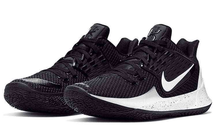 Nike Kyrie Low 2 Mens Basketball Shoes Black/White-White Size 9.5 M - Thumbnail 2