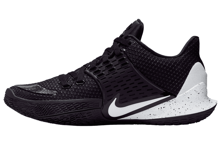 Nike Kyrie Low 2 Mens Basketball Shoes Black/White-White Size 9.5 M - Thumbnail 4